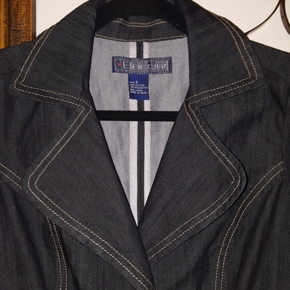 ON POINT❣️Trendy denim lightweight trench coat - Picture 2 of 7